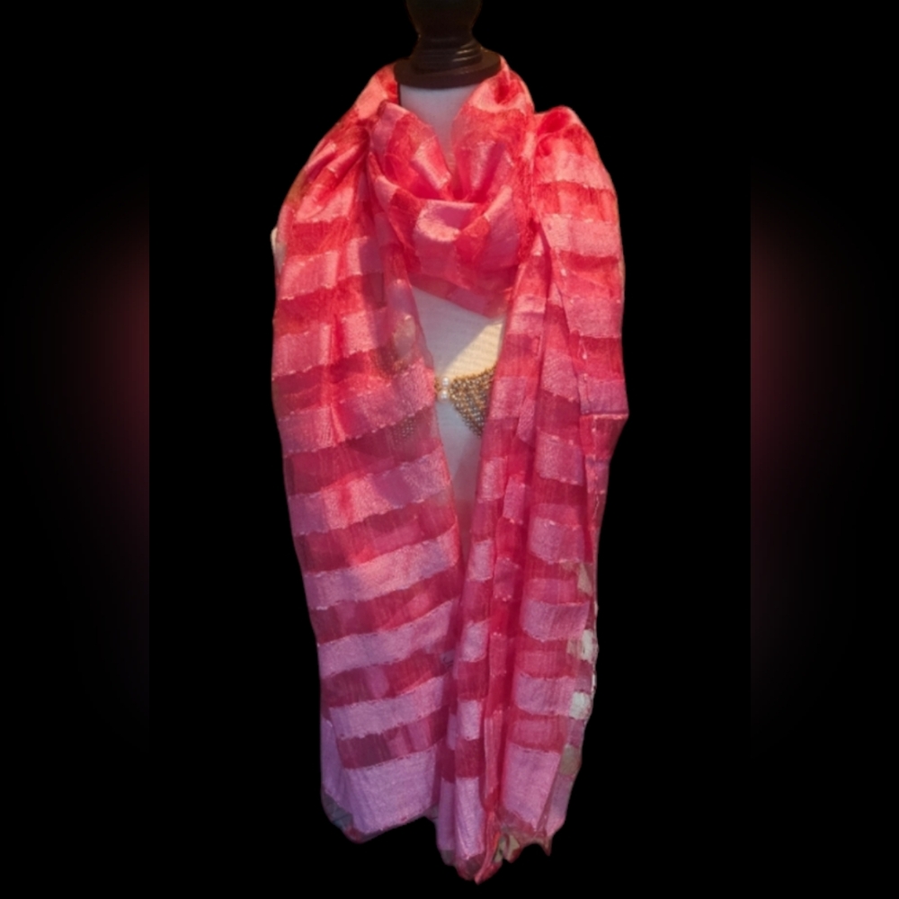 Wrap Scarf with Fringe
